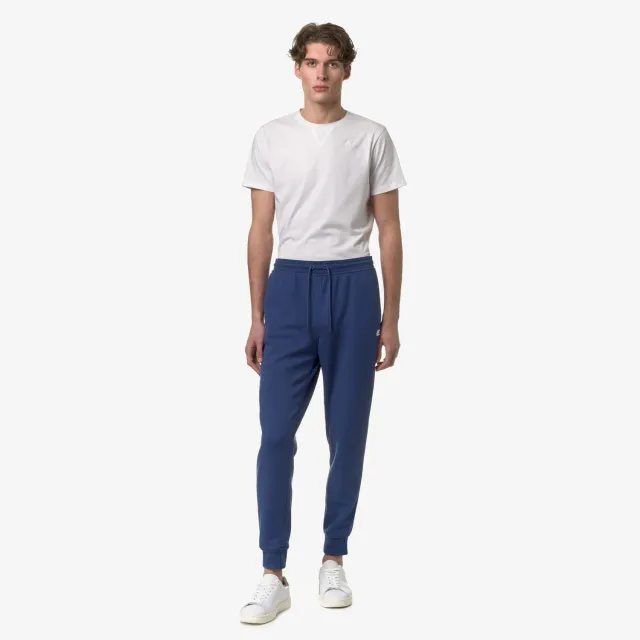 K-Way Mick Light Spacer pantaloni sport blue fiord slim