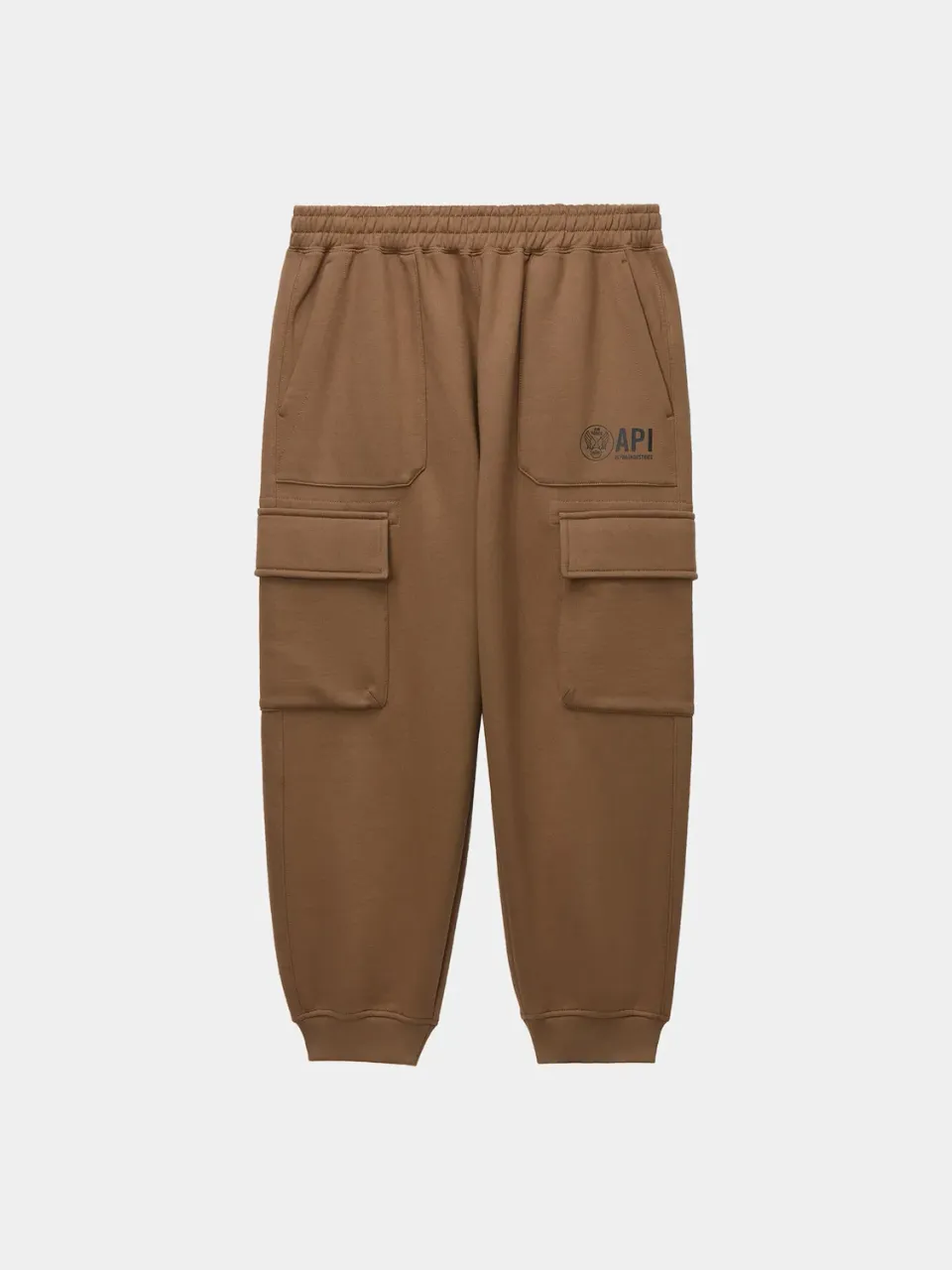 UNFRM Cargo Sweatpant pantaloni trening bej bumbac 380g