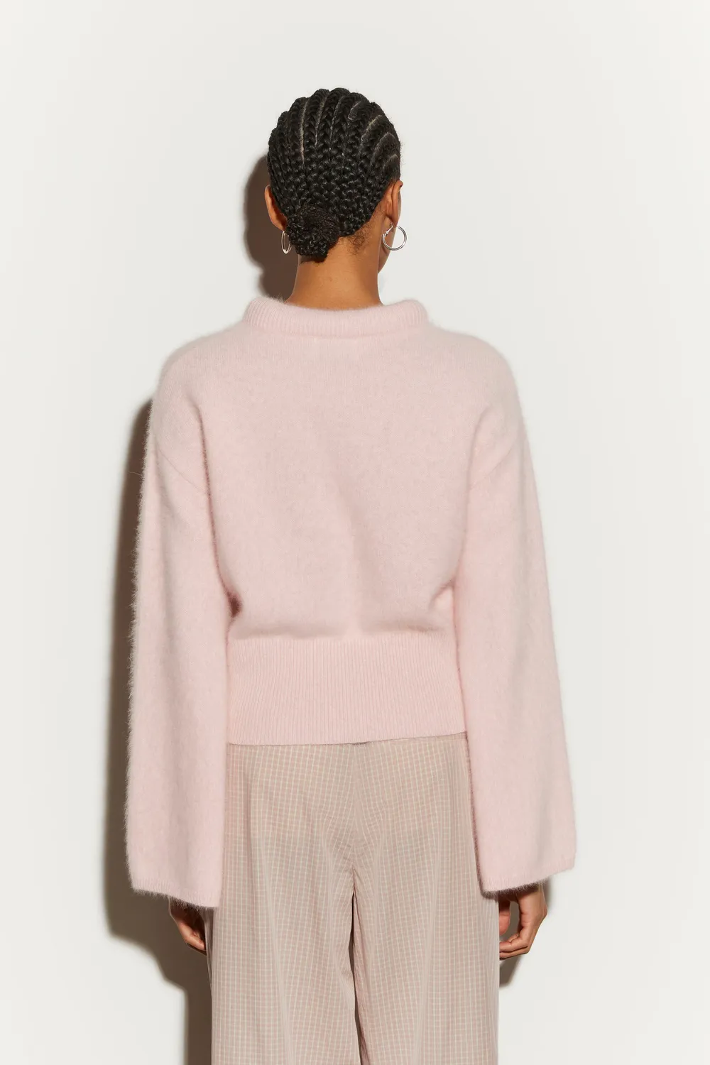 Isabelle Blanche pulover oatmeal blana vulpe