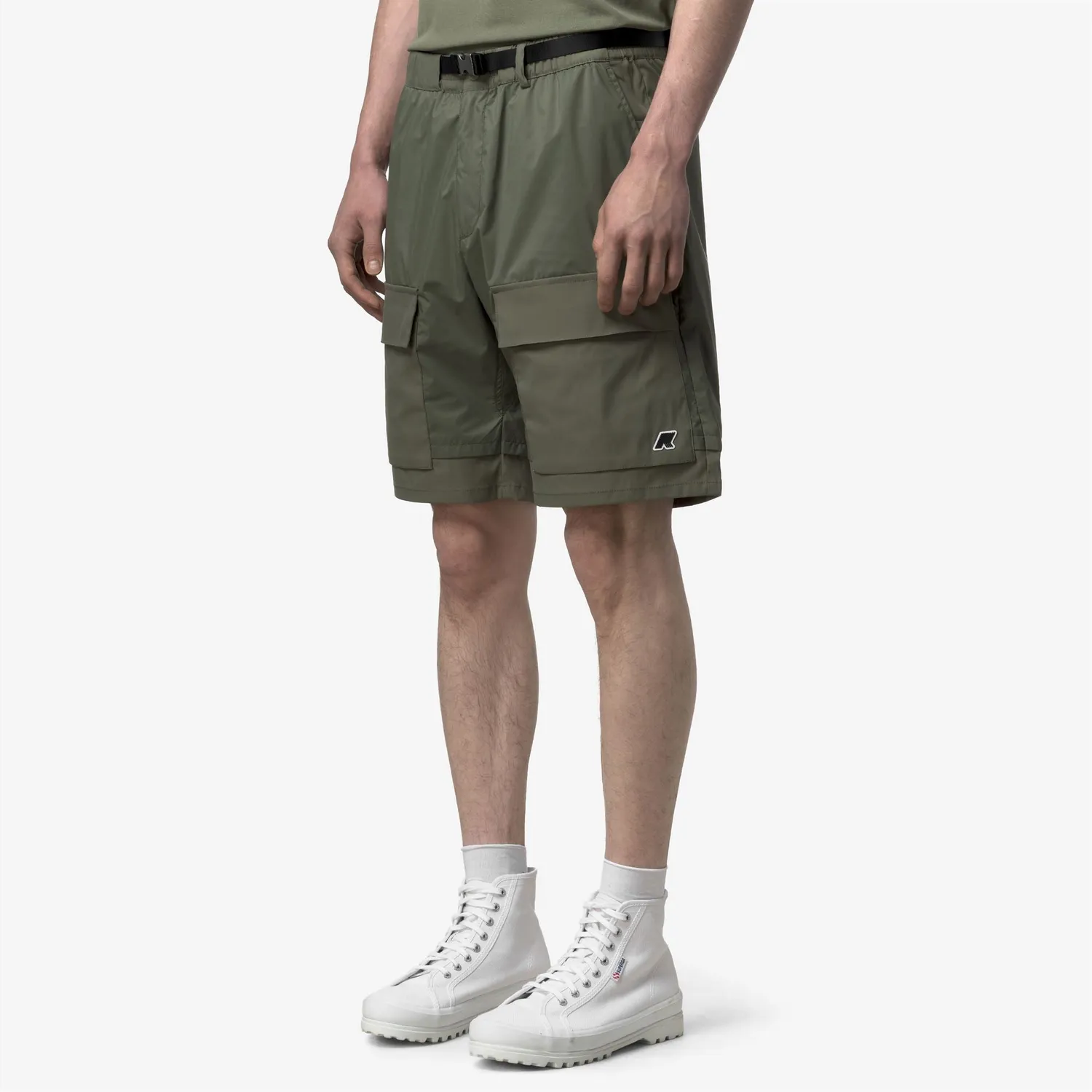 K-Way Breger pantaloni scurti barbati verde tehnici