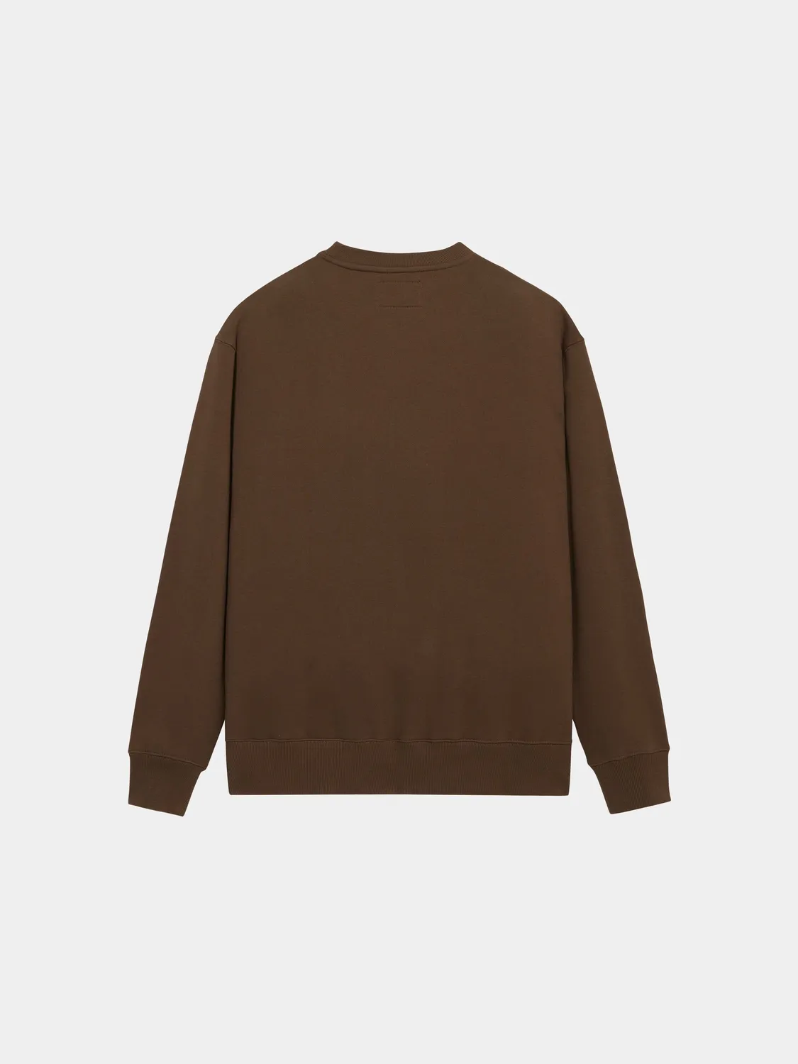 Alpha Industries Essential Crewneck bluză espresso bumbac