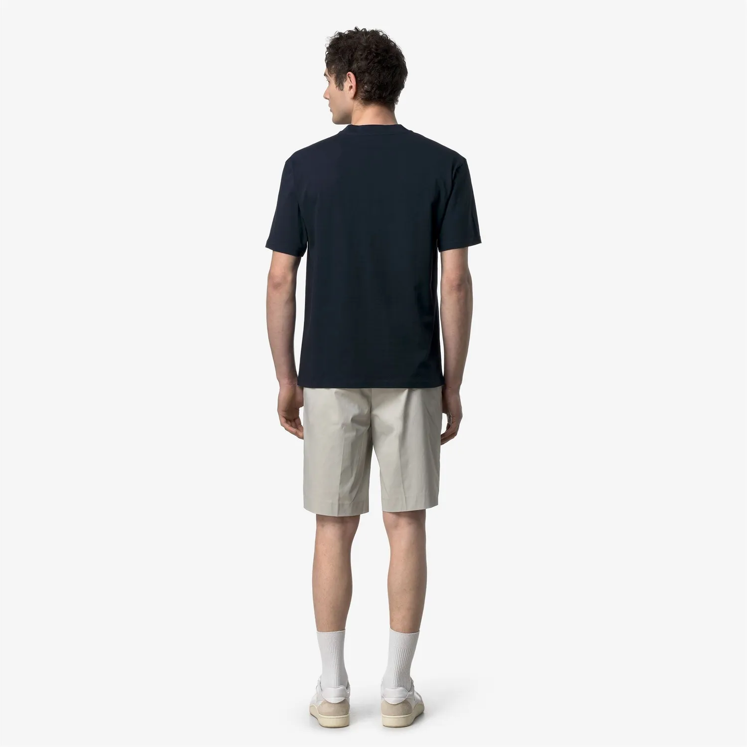 K-Way Solo Jersey Triangle tricou barbati albastru bumbac