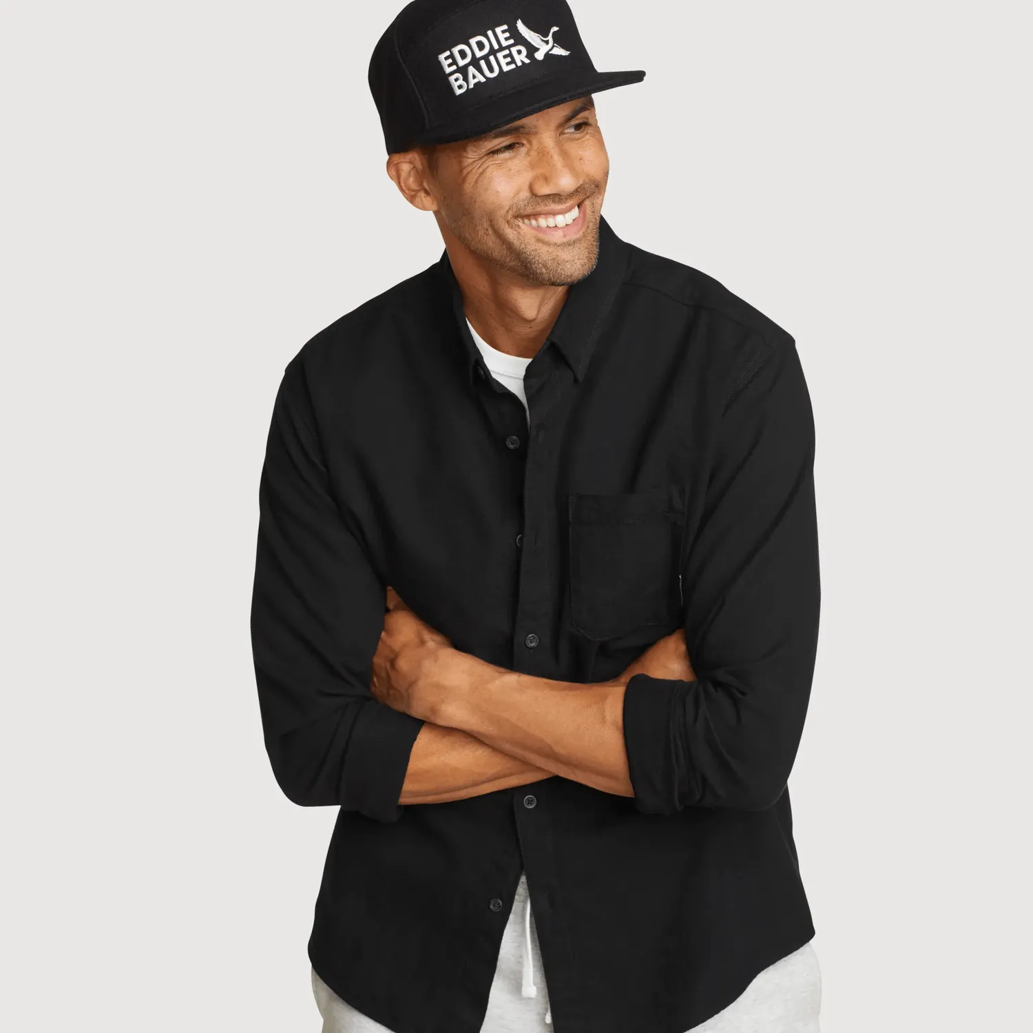 Eddie Bauer Eddie's Favorite Flannel Classic Fit Shirt camasa barbati groasa