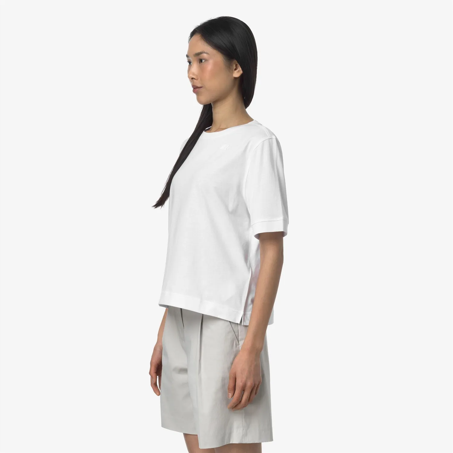 K-Way Selune tricou damă alb bumbac
