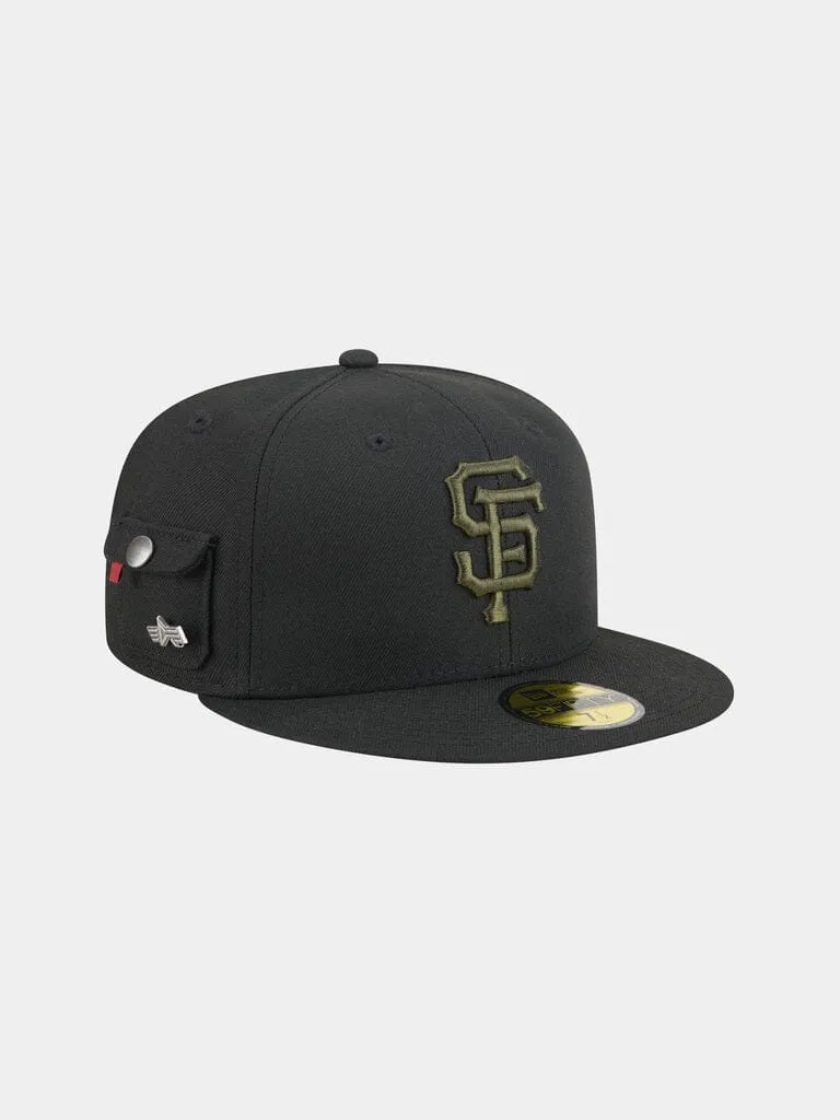 Alpha Industries San Francisco Giants New Era sapca fitted neagra 59FIFTY