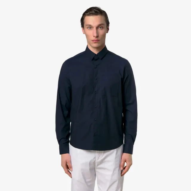 K-Way Damir St Poplin No Iron camasa albastra