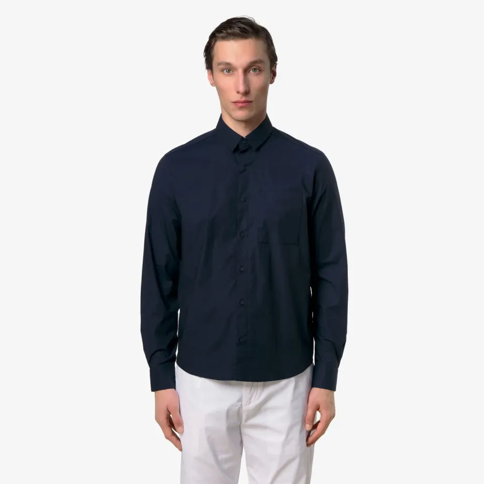 K-Way Damir St Poplin No Iron camasa albastra