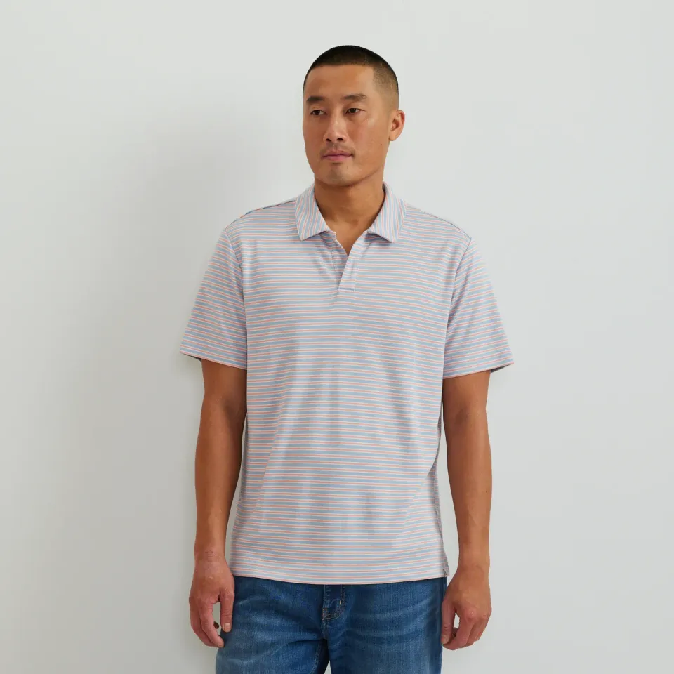 Eddie Bauer Journey Modal polo dungi barbati ivory