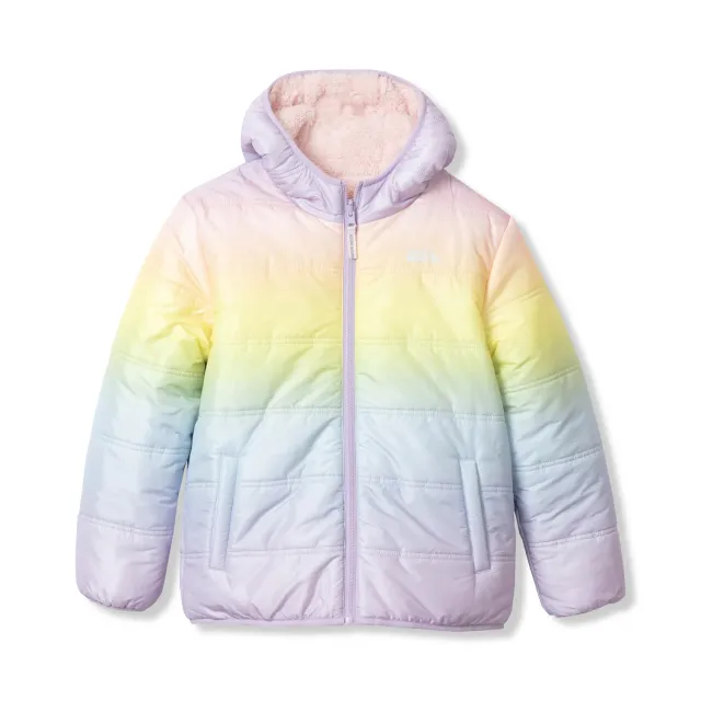 Eddie Bauer Deer Harbor Reversible Hooded geaca Blush fete