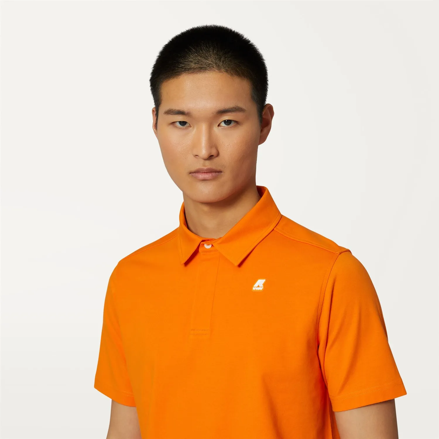 K-Way Vincelle tricou polo barbati portocaliu calduros