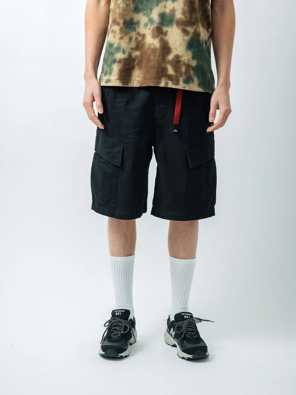 Alpha Industries Gramicci Jungle Cargo Short pantaloni scurti Negru ripstop