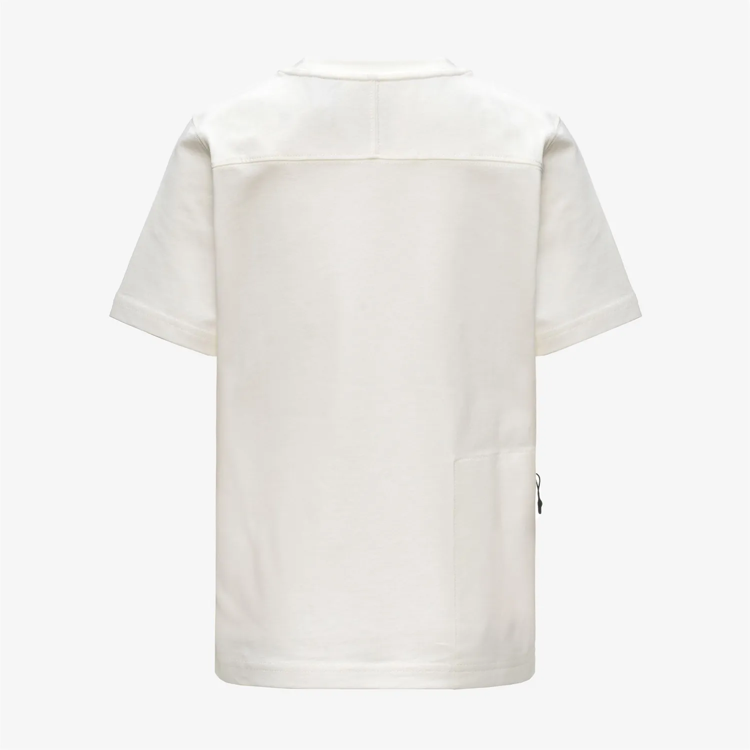 K-Way Leonide tricou copii alb natural bumbac pliabil