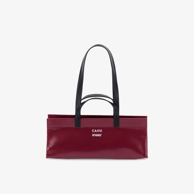 K-Way Mamie Baguette geanta rosie PVC piele