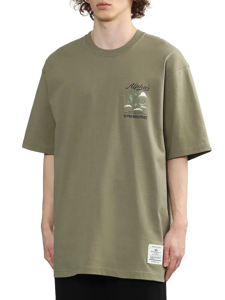 Alpha Industries UNFRM Tiger tricou kaki bumbac