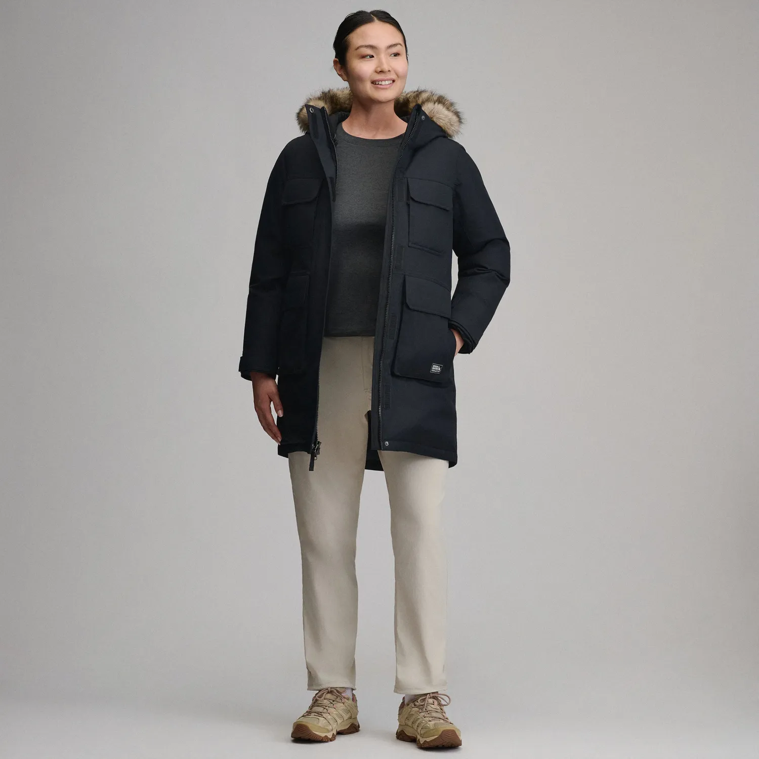 Eddie Bauer Superior Arctic parka dama negru -26C