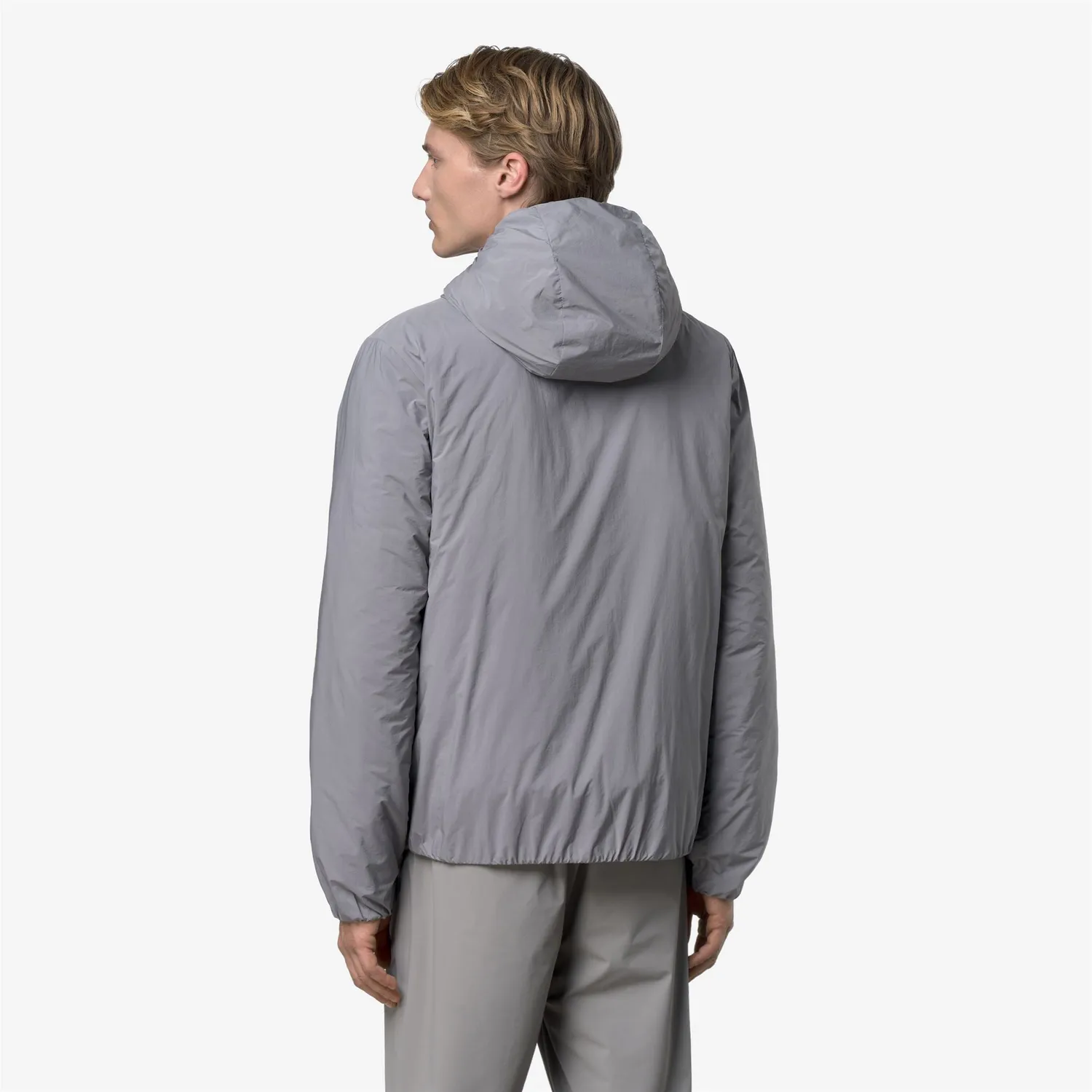K-Way Jack Plain Warm K2136DW geaca Grey Frost calduroasa