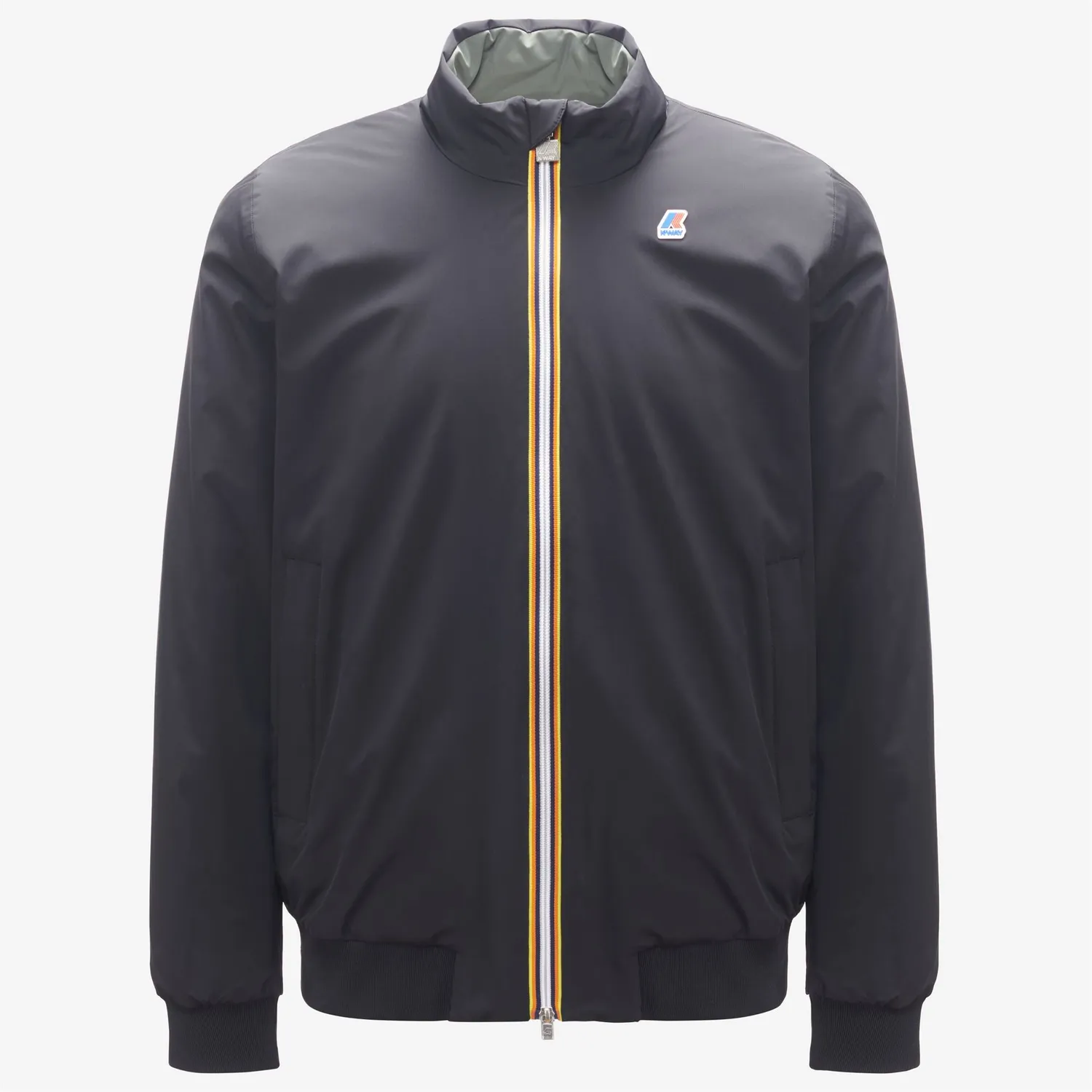 K-Way Arsene Warm Double geaca neagra reversibila
