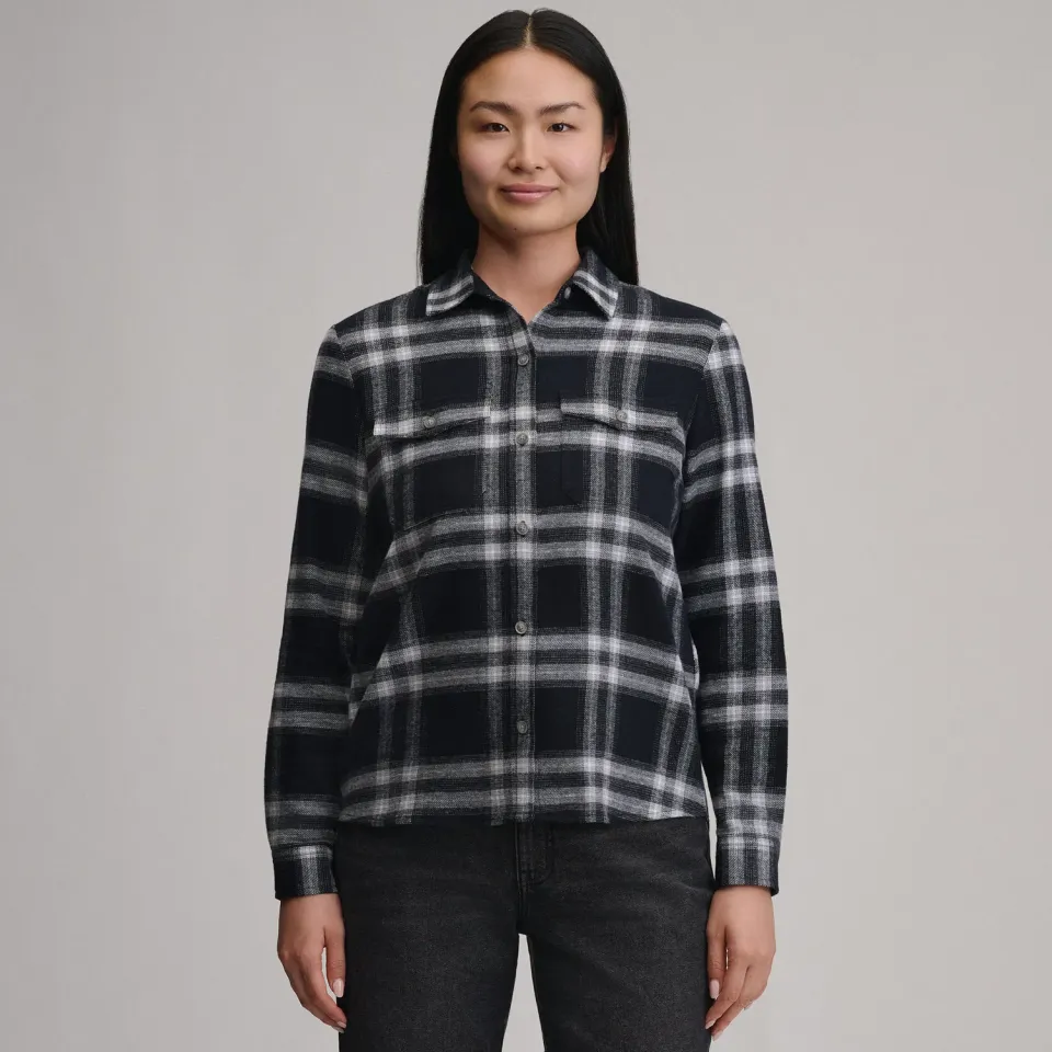 Eddie Bauer Heritage Soft camasa flanel dama Mint carouri