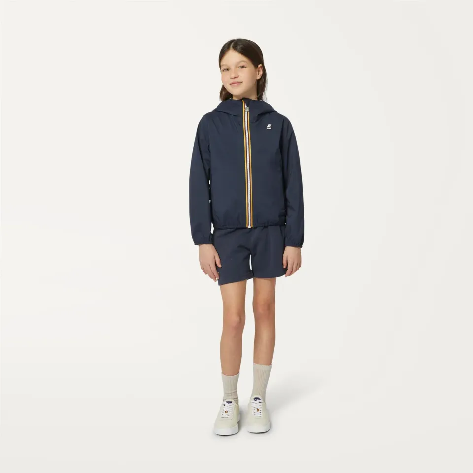 K-Way Lily Stretch Poly Jersey geaca fete albastru impermeabila
