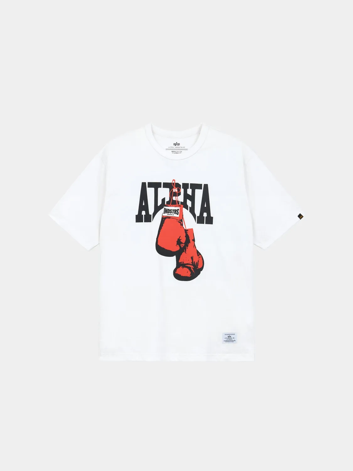 Alpha Industries Boxer tricou bumbac negru 220 gsm