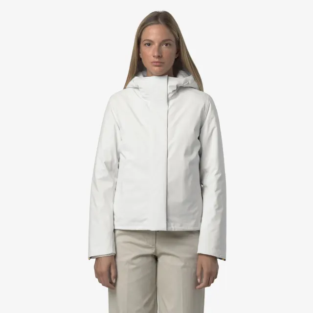 K-Way Tale Bonded Padded geaca dama alb matlasata