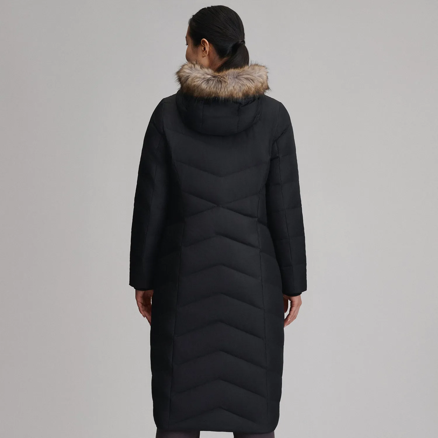 Eddie Bauer Classic Down palton puf damă negru