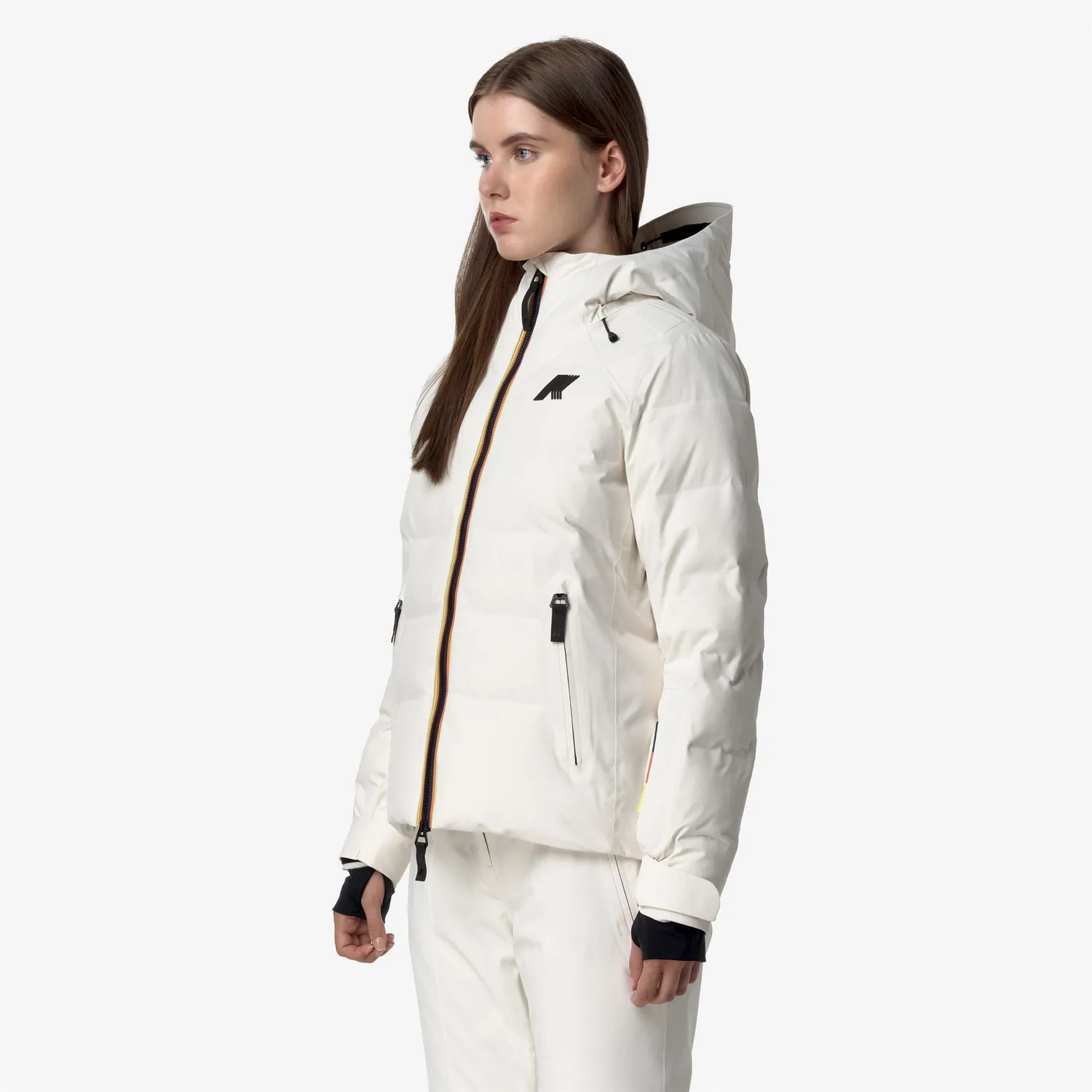 K-Way Tueda geaca schi dama White Gardenia ultra calda