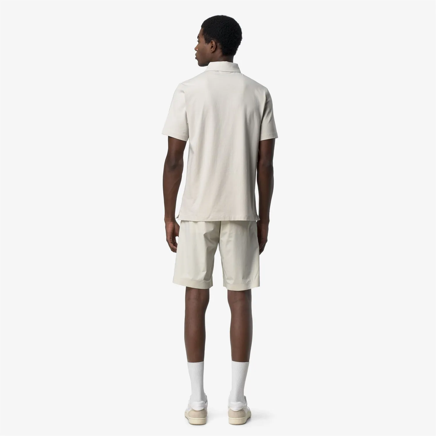 K-Way Vanoine Light Stretch Jersey polo barbati bej deschis