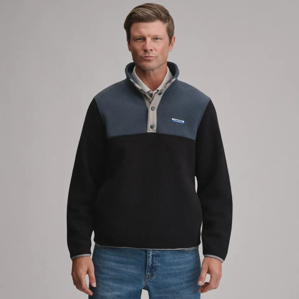 Eddie Bauer Authentic Outdoor polar barbati verde snap
