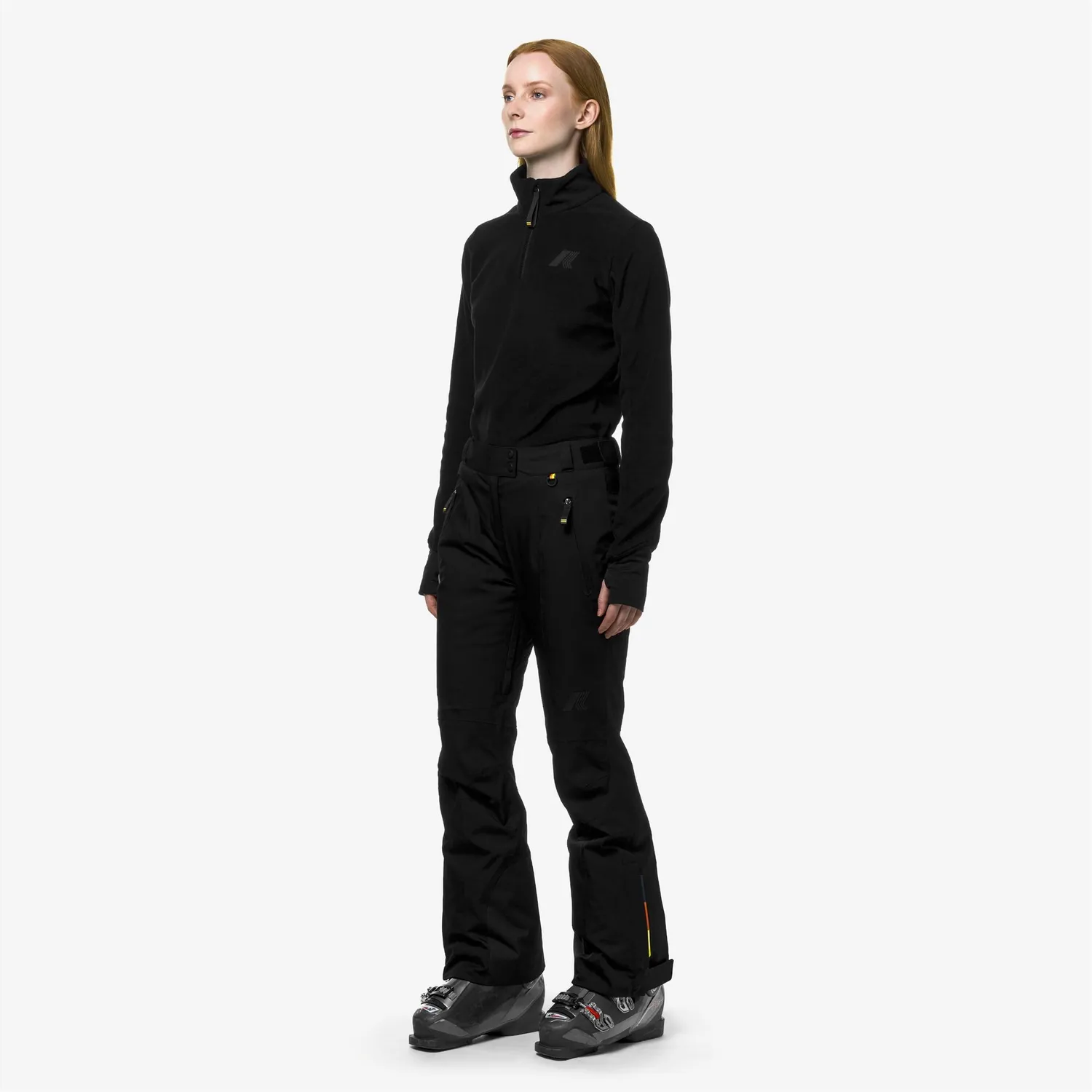 K-Way Bonneval pantaloni dama negri ski impermeabili
