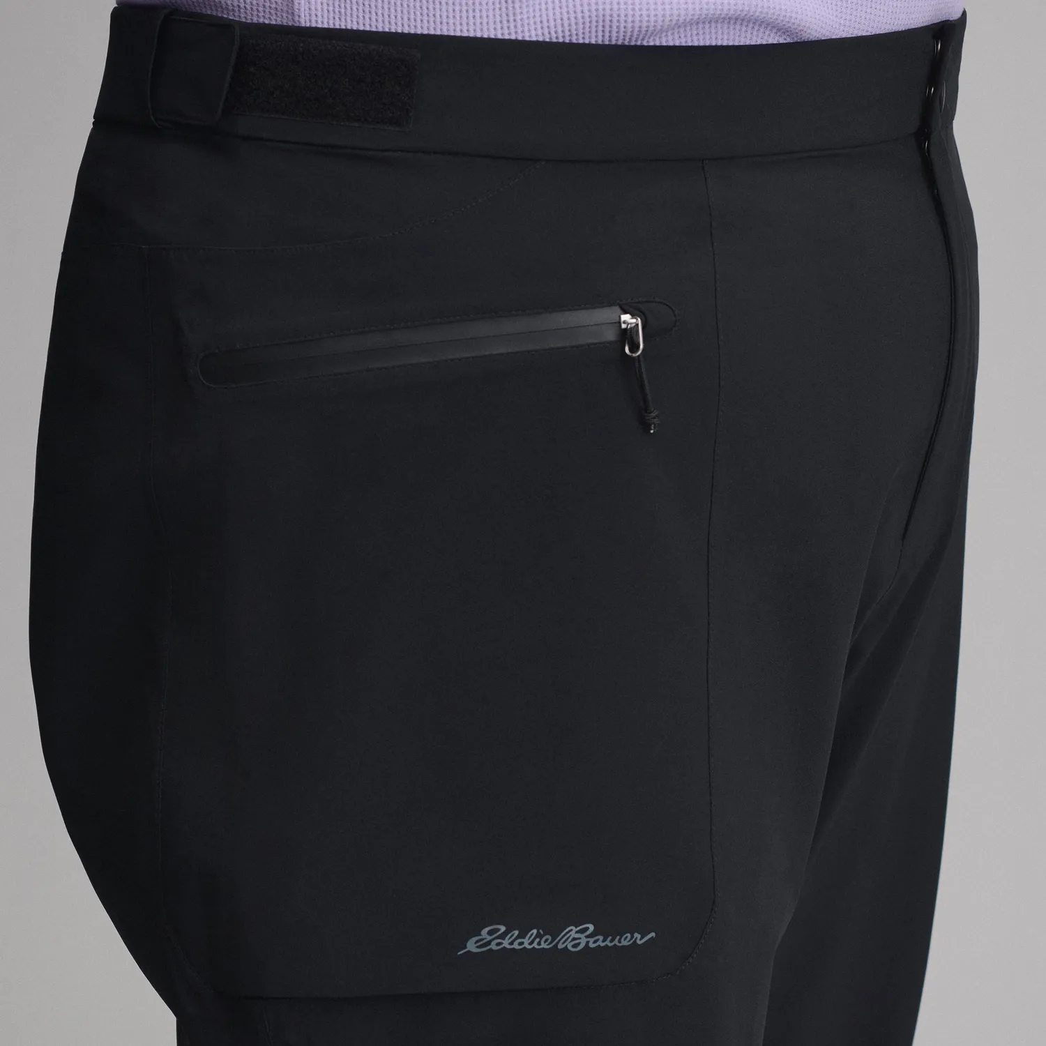 Eddie Bauer Cloud Cap pantaloni de ploaie negri stretch