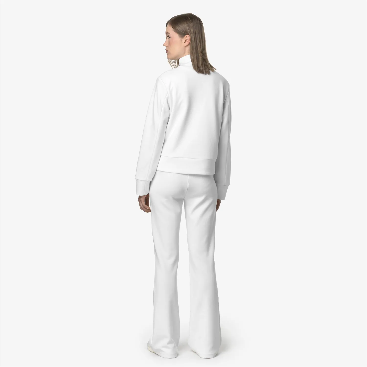 K-Way Jenny Light Spacer pantaloni sport dama albi comozi