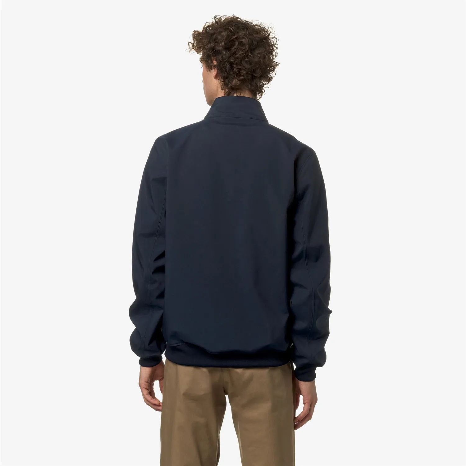 K-Way Arsene Bonded Jersey geaca Blue Depth impermeabila