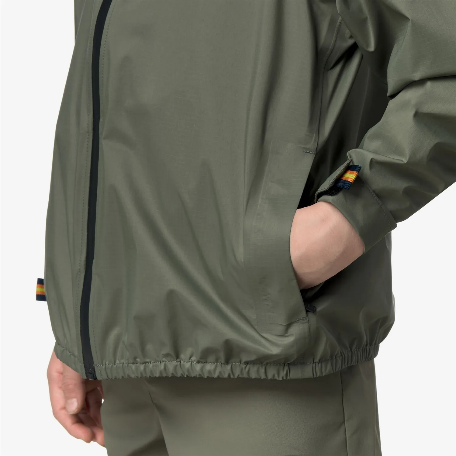 K-Way Charmain Travel geaca copii verde impermeabila