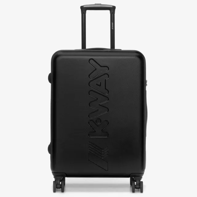K-Way Trolley Medium troller cabina negru-albastru 56L