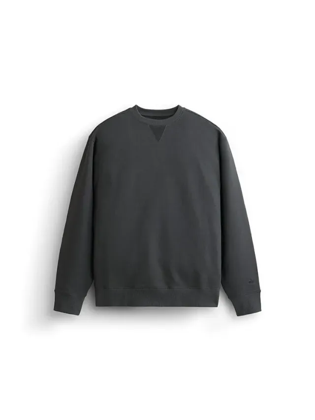 Alpha Industries French Terry Crewneck Gen II bluză charcoal moale