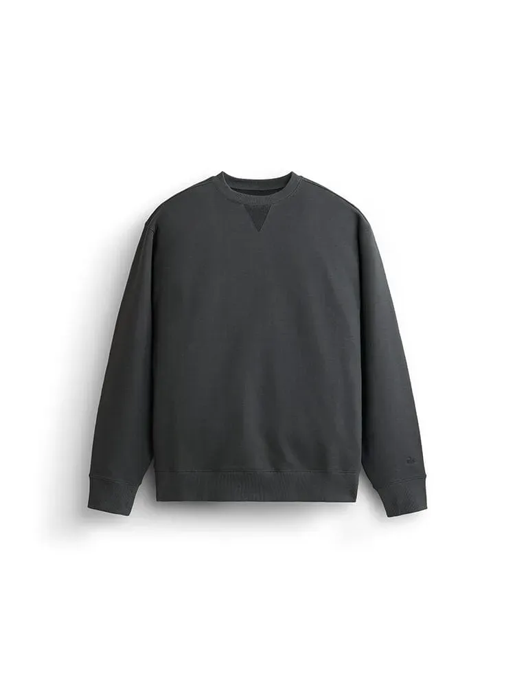 Alpha Industries French Terry Crewneck Gen II bluză charcoal moale
