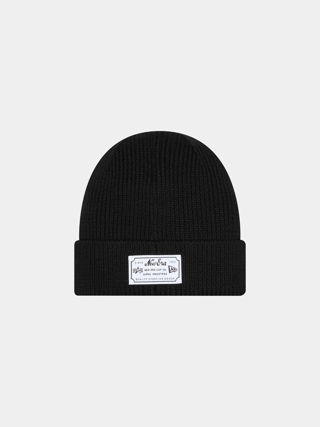 Alpha Industries Celtics căciulă neagră lână merinos