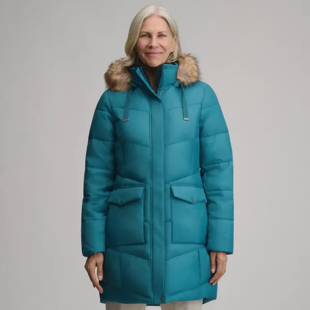 Eddie Bauer Lodge Cascadian parcă damă neagră cu puf