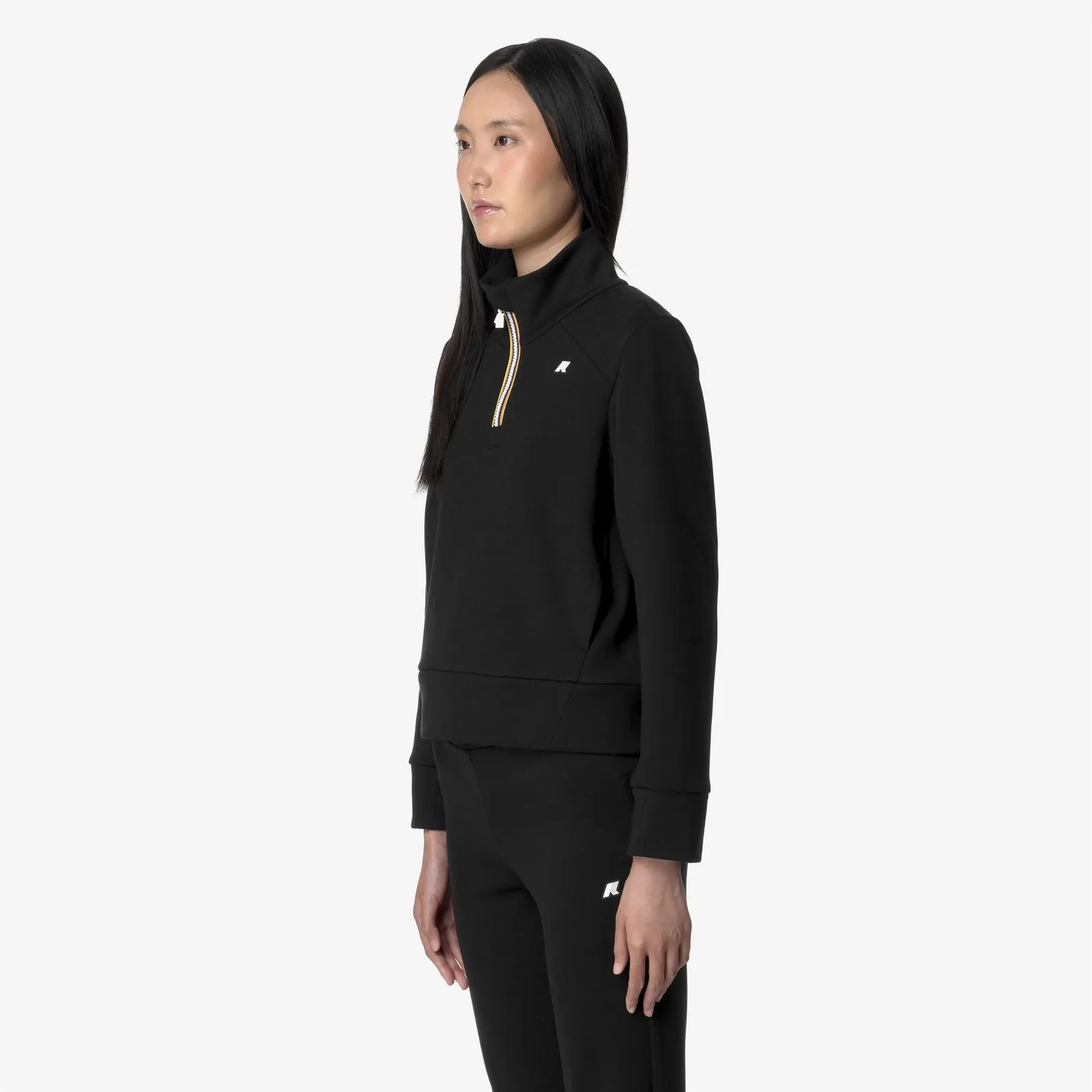 K-Way Louen Light Spacer hanorac dama negru cu fermoar