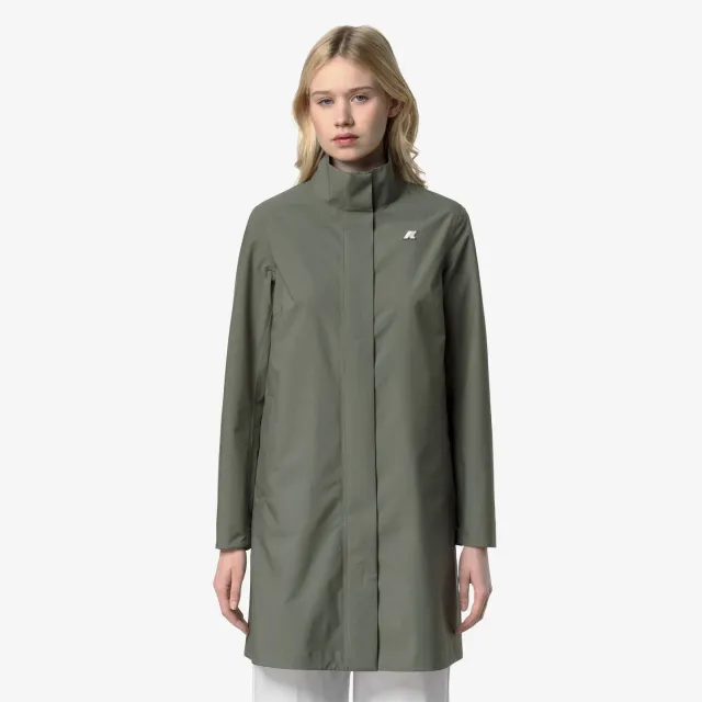 K-Way Dukesse Geaca 3/4 Dama Verde Lichen