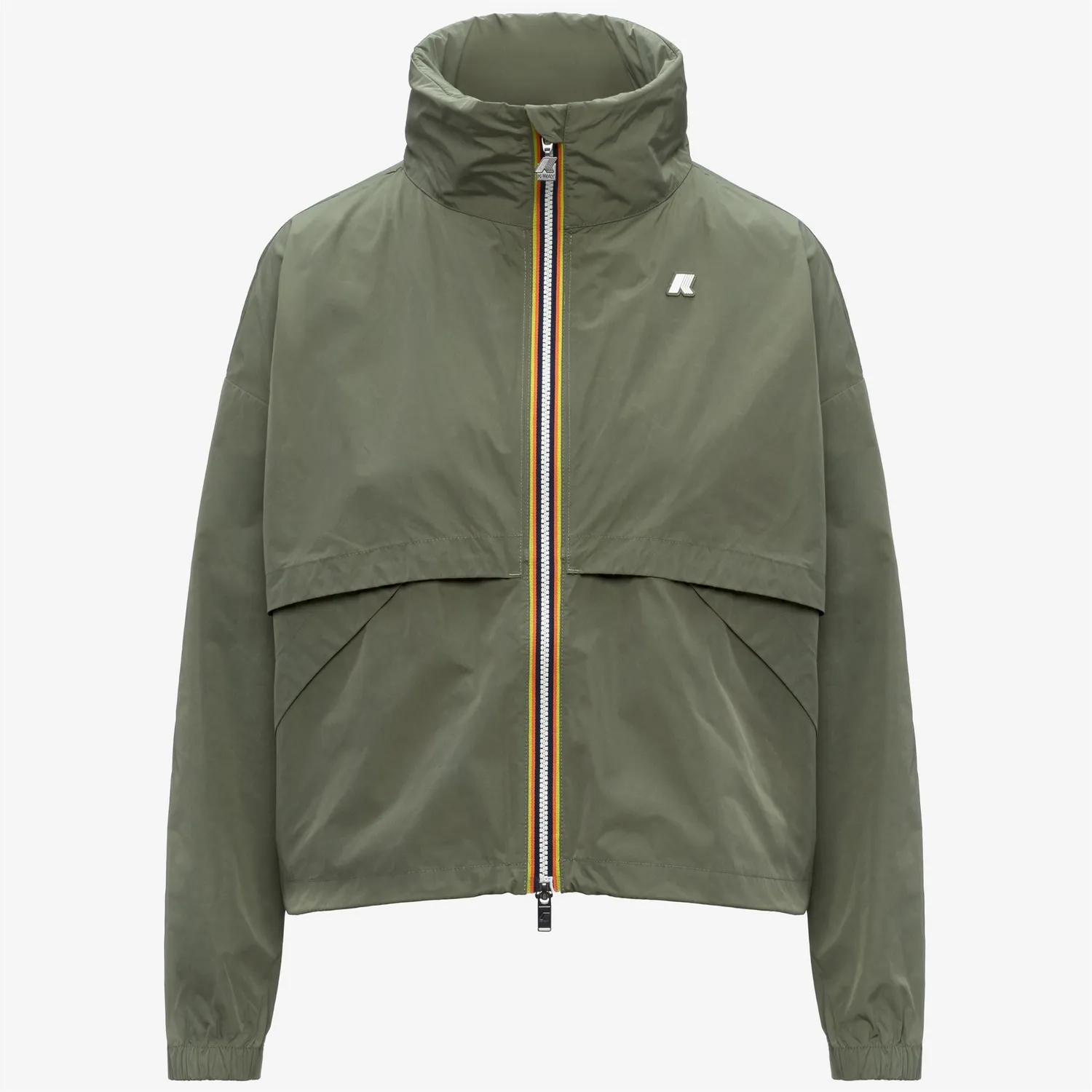 K-Way Aubette K8132PW geacă verde damă scurtă