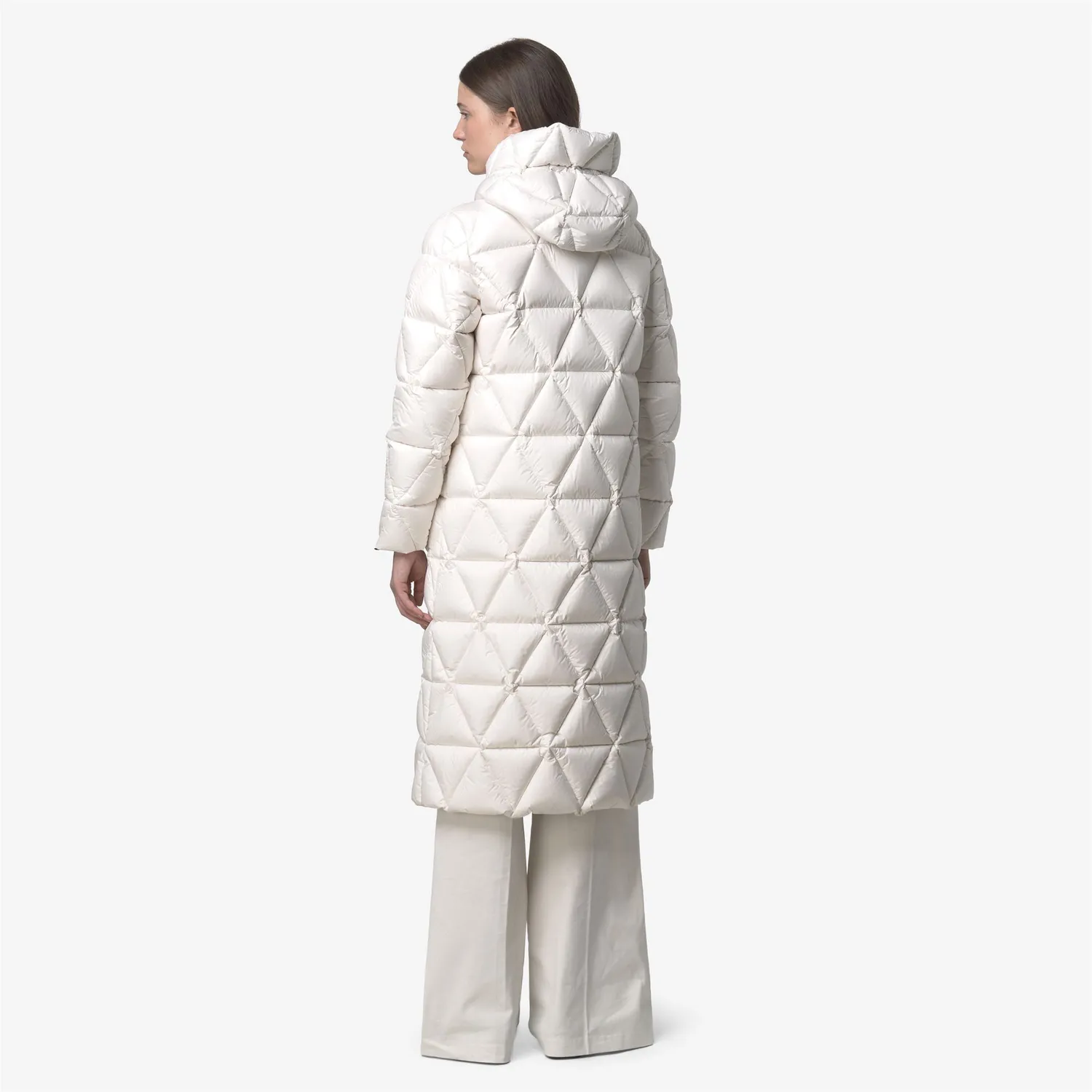 K-Way Ruenne Thermo geacă damă White Gardenia cu puf