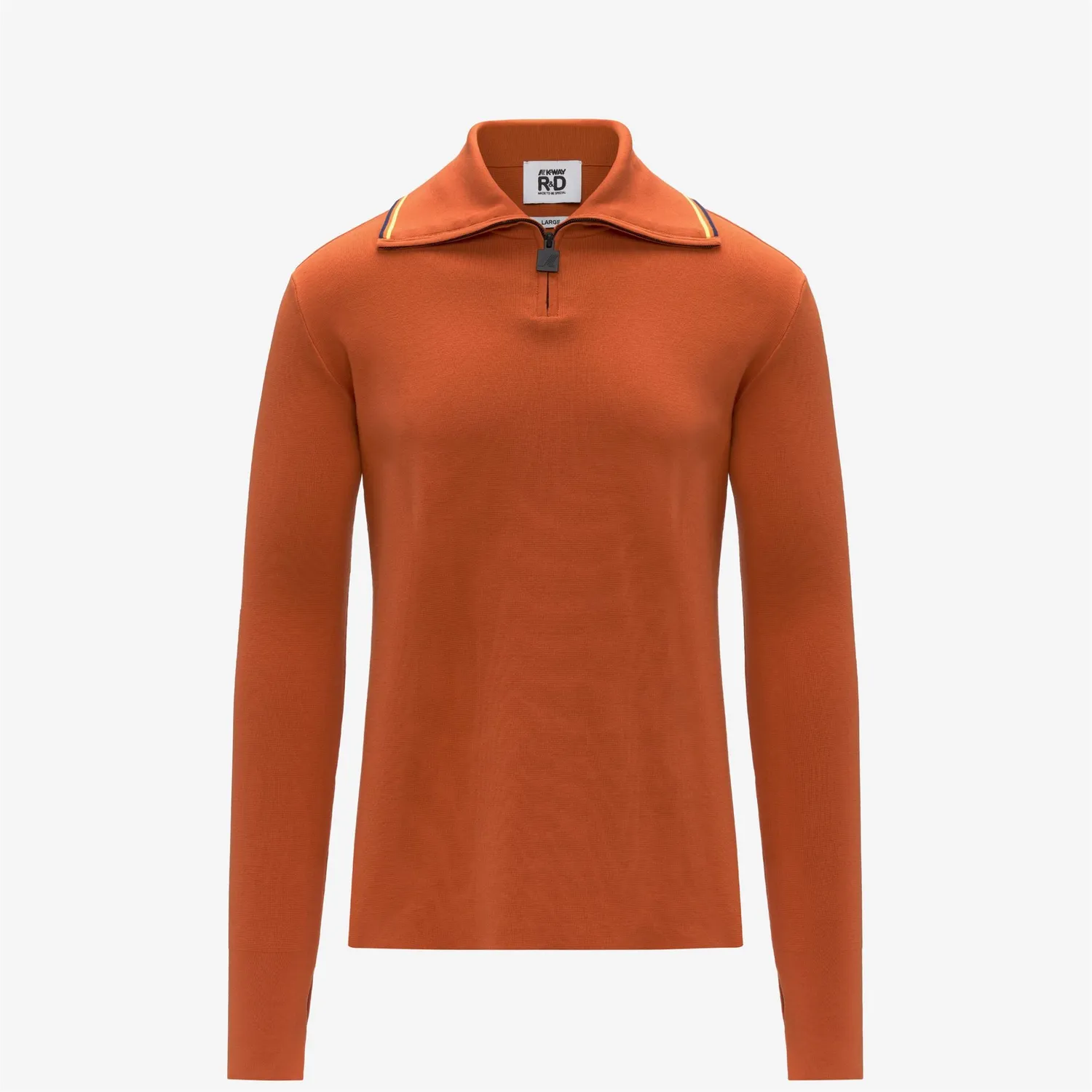K-Way Polom pulover barbati portocaliu bumbac egiptean