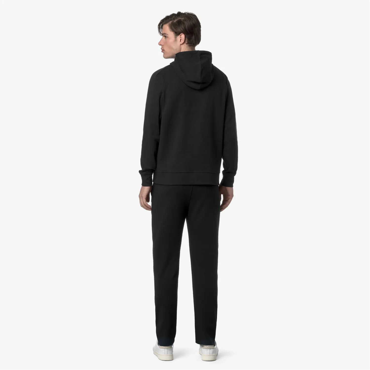 K-Way Iton Interlock pantaloni negri Black Pure