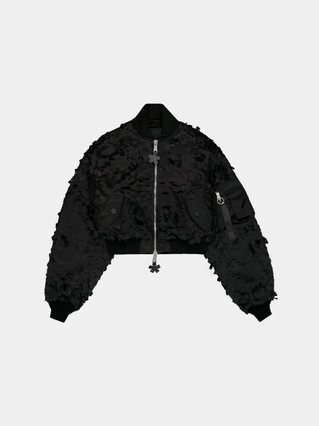 Alpha Industries Bahnsen MA-1 geaca bomber neagra decupata