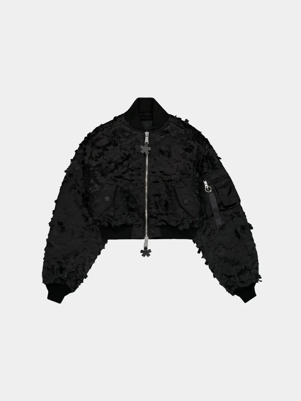 Alpha Industries Bahnsen MA-1 geaca bomber neagra decupata