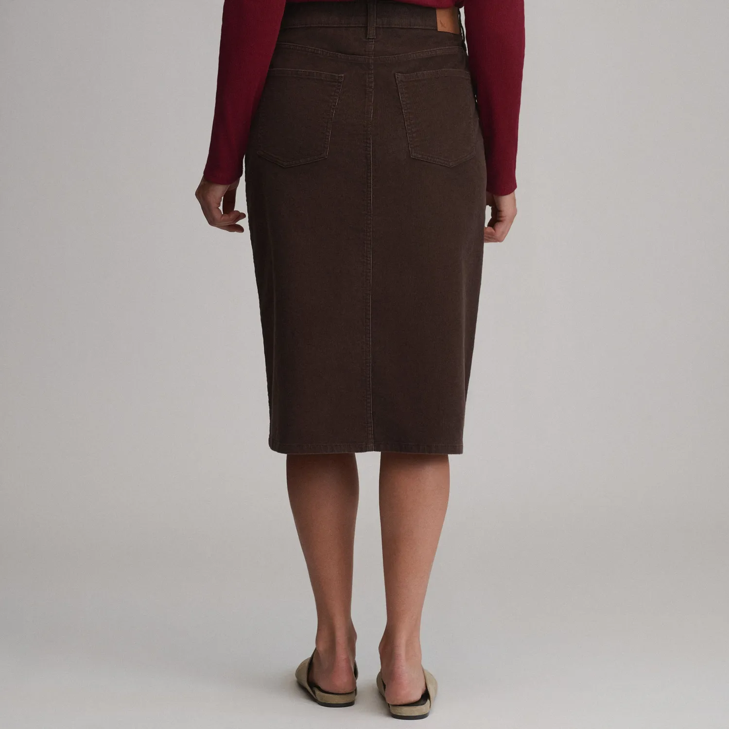 Eddie Bauer Cord fusta catifea Light Khaki