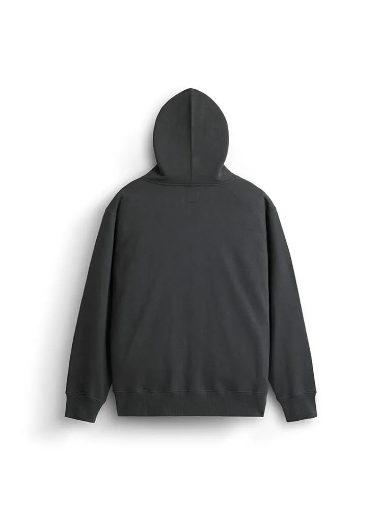 Alpha Industries Essential French Terry Hoodie Gen II hanorac charcoal bumbac
