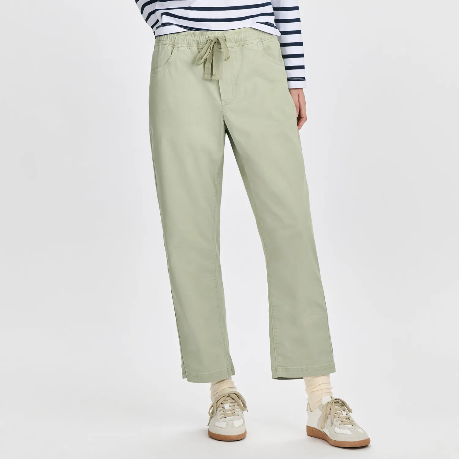 Eddie Bauer Legend Wash pantaloni damă Dusty Sage elastici